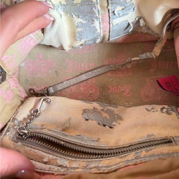 Juicy Couture Pink and Black Satchel - Picture 5 of 9